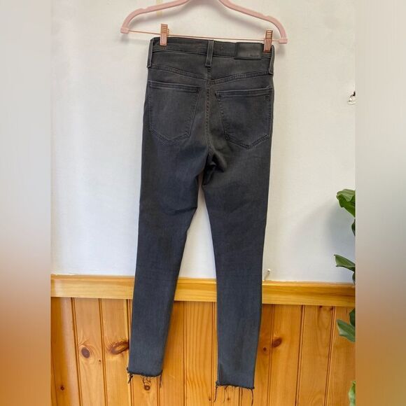 Madewell 9" Mid Rise Skinny Raw Edge Jean Sz 24 - Picture 5 of 6